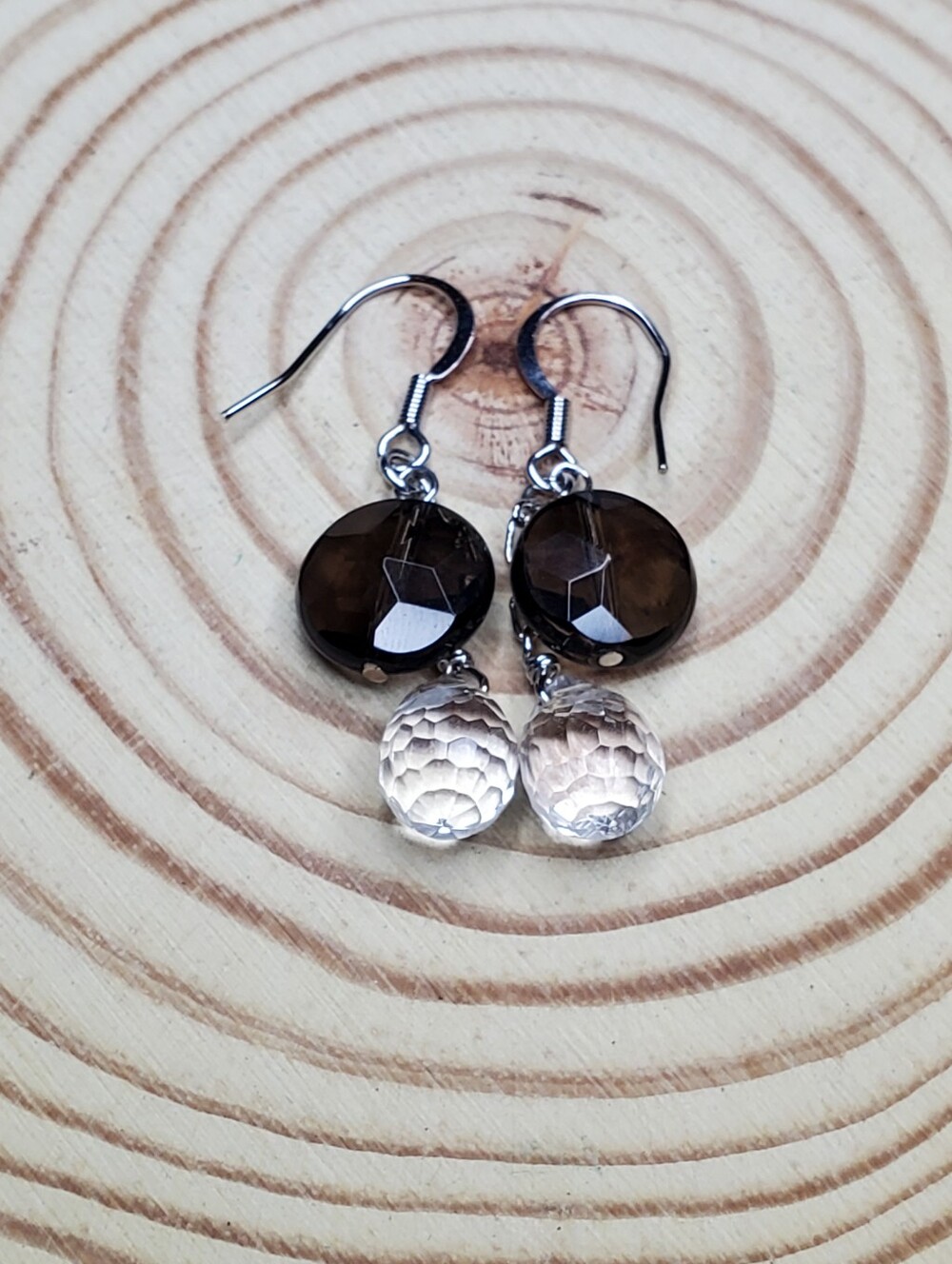 Natural Gemstones Dangle Drop Earrings